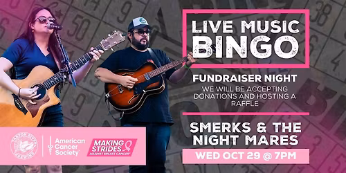 Live Music Bingo Fundraiser Night