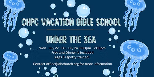 Vacation Bible School 2026: Under the Sea