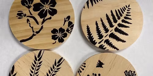 Wood Burning Coaster Workshop