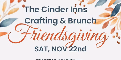 Friendsgiving craft and brunch event