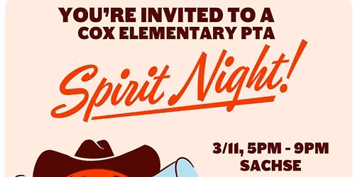 Hat Creek Sachse Spirit Night