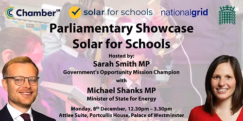 Solar for Schools Parliamentary Showcase