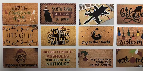 Christmas\/Holiday Doormat Class