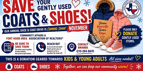 Coats & Shoes Drive