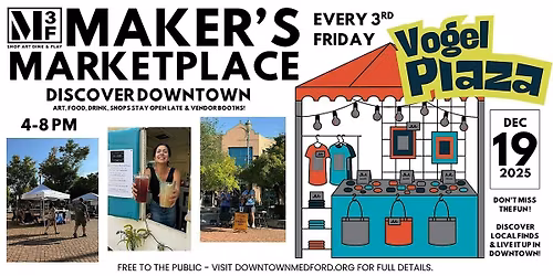 Medford Third Friday Maker's Marketplace