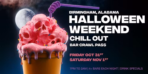 Fright Night + Screams & Shots Weekend Pass \u2013 Birmingham, Alabama 2025
