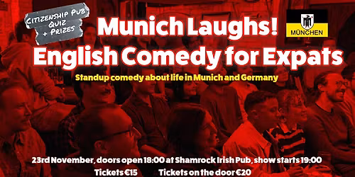 Munich Laughs: An Expat English Comedy Night and Pub Quiz