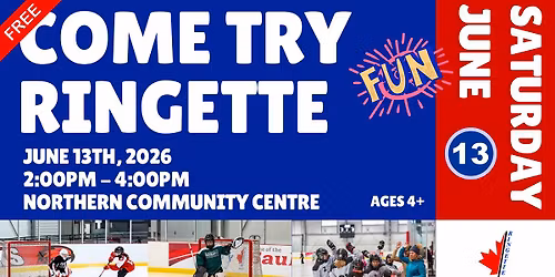 TRY A SPORT- COME TRY RINGETTE!