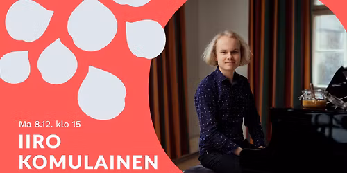 Pianokonsertti: Iiro Komulainen