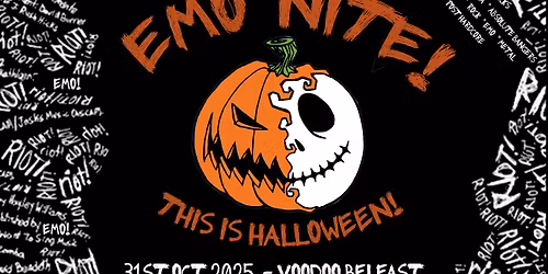 Taking Back Friday - Emo Nite! Halloween Night 2025 at Voodoo Belfast