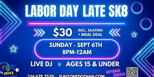 \ud83d\udefcLabor Day Late Sk8\ud83d\udefc