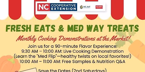 Cooking Demonstration at the Albemarle Downtown Farmers Market
