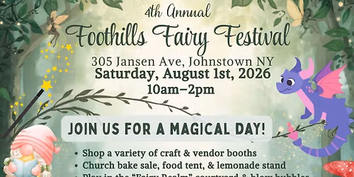 4th Annual Foothills Fairy Festival