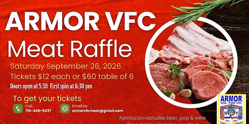 Armor's Annual Meat Raffle