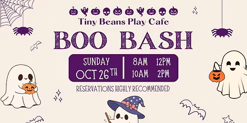 BOO Bash @ Tiny Beans Play Cafe