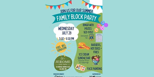 Delano Family Block Party - Supported by HSC Business Brokers