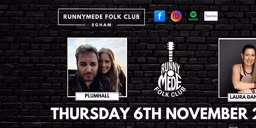 Runnymede Folk Club - Plumhall + Laura Dannan