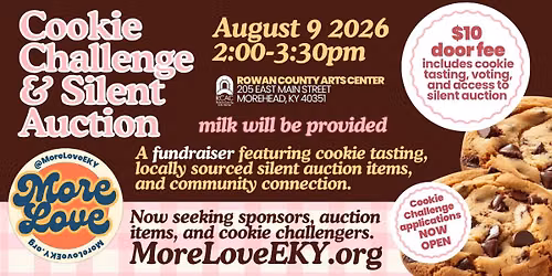 MoreLove Cookie Challenge & Silent Auction