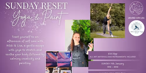 Sunday Reset - Yoga & Paint