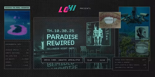 Paradise Rewired \u2014 A Halloween Night Swim