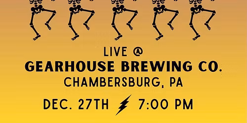 The full band is going to be rocking GearHouse Brewing Co on 12\/27, y'all. Don't miss out on the fun