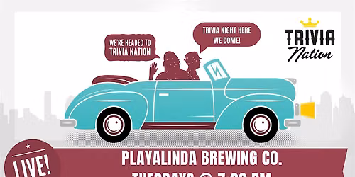 General Knowledge Trivia at Playalinda Brewing Co. $100 in prizes!