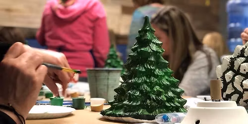 Ceramic Christmas Tree Paint & Sip!