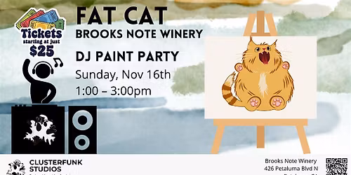 Fat Cat -- DJ Paint Party