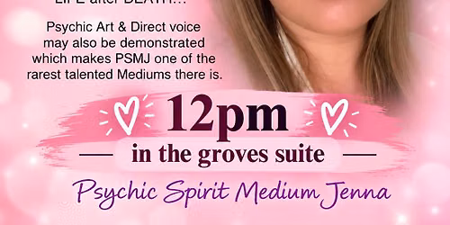 Live demonstration of mediumship with psychic spirit medium Jenna