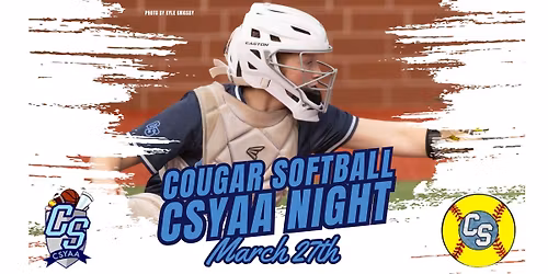 Cougar Softball CSYAA Night 