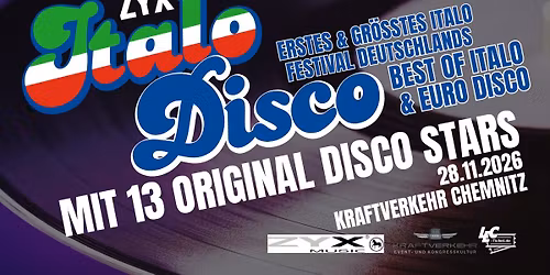 Italo Disco \/\/ Kraftverkehr Chemnitz \/\/ 28.11.2026