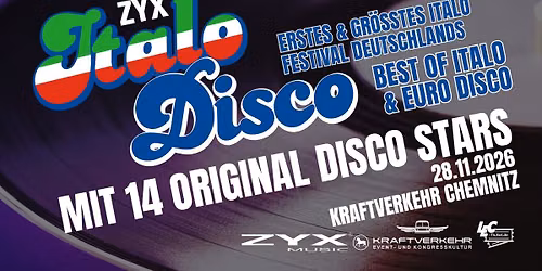 Italo Disco \/\/ Kraftverkehr Chemnitz \/\/ 28.11.2026