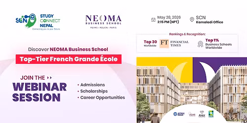 NEOMA Business School France \u2013 Webinar Session for Nepal