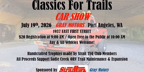 Classics for Trails Car Show