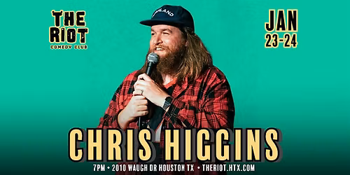 Chris Higgins (Don't Tell Comedy) Headlines The Riot Comedy Club