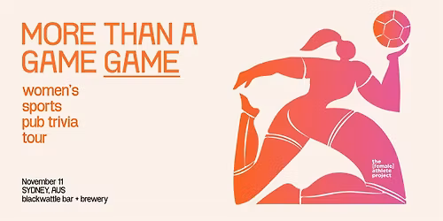 More Than A Game Sydney: Women's Sports Pub Trivia Tour