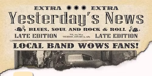 Yesterday's News Band back at THE BOROUGH DOWNINGTOWN