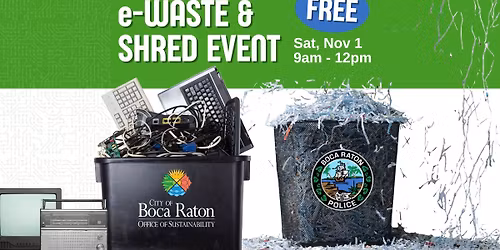 FREE E-waste & Document Shred Event