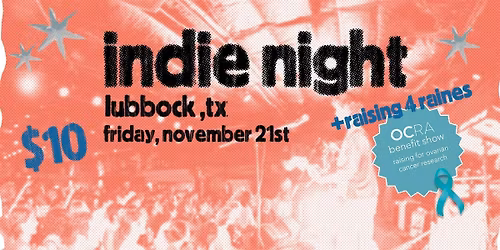 Indie Night (Raising 4 Raines)
