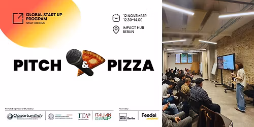 Pitch & Pizza: Italian Innovation Edition