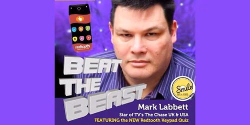'BEAT THE BEAST" MARK LABBETT STAR OF THE CHASE — Smile Bar & Venue