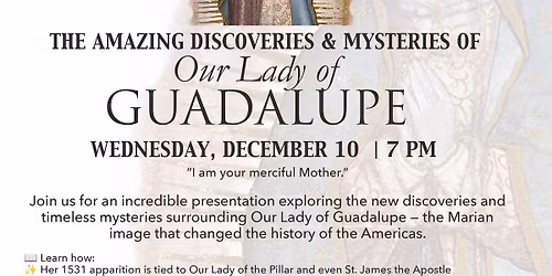 A Talk on Our Lady of Guadalupe in English