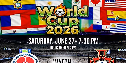 Colombia vs Portugal | World Cup Watch Party