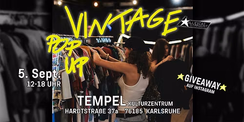 VINTAGE CLOTHING POP UP EVENT