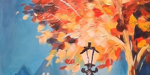 Join Brush Party to paint 'Evening Glow' in Twickenham