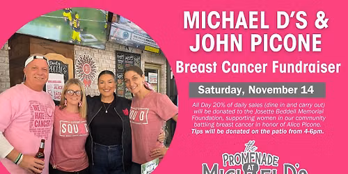 Michael D's & John Picone Breast Cancer Fundraiser