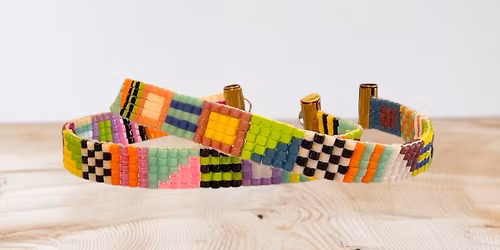 Workshop: Beaded Loom Bracelets \u2013 Modern Geometric