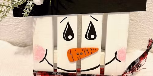 Crafty Creators "Hanging Snowman Pallet"