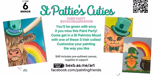 Paint Party: St Pattie's Cuties ($40)