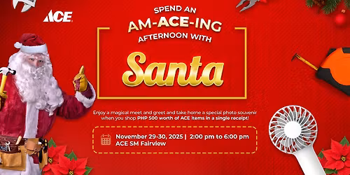 AM-ACE-ING Afternoon with Santa at ACE SM Fairview